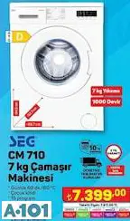SEG 7 KG ÇAMAŞIR MAKİNESİ SEG 7 KG ÇAMAŞIR MAKİNESİ